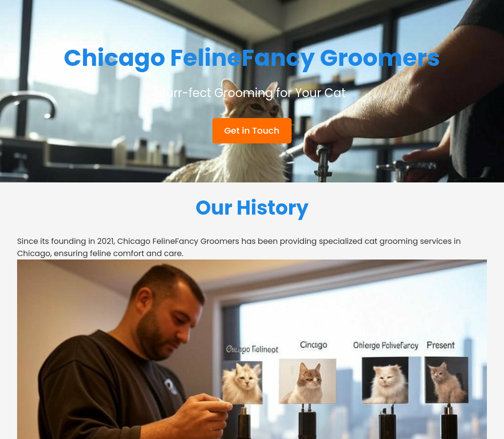 Forgevista Pet Grooming Cat Grooming Modern Lite