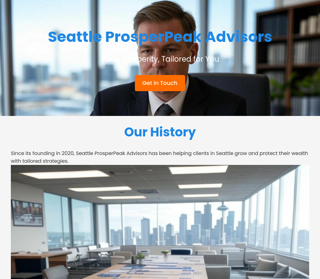 Forgevista Financial Services Wealth Management Modern Lite