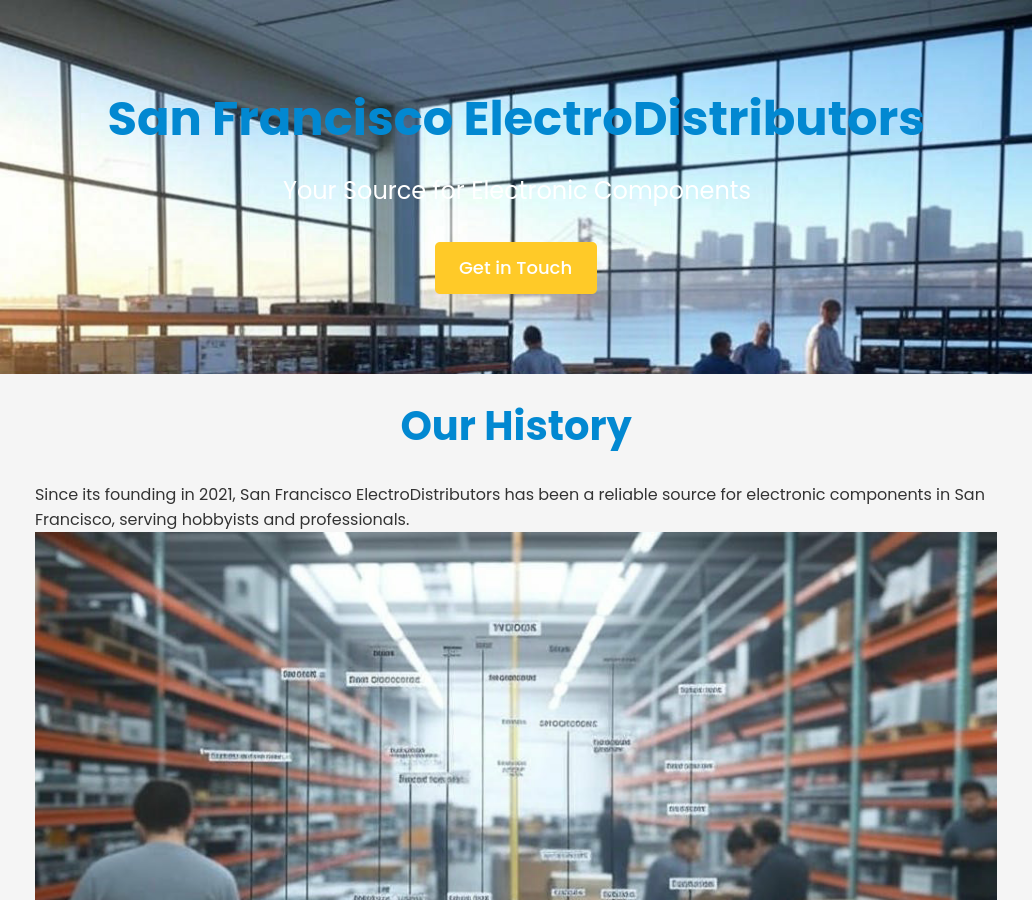 Forgevista Electronics Electronic Component Distributor Classic Lite