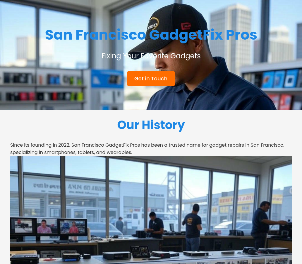 Forgevista Electronics Gadget Repair Modern Lite