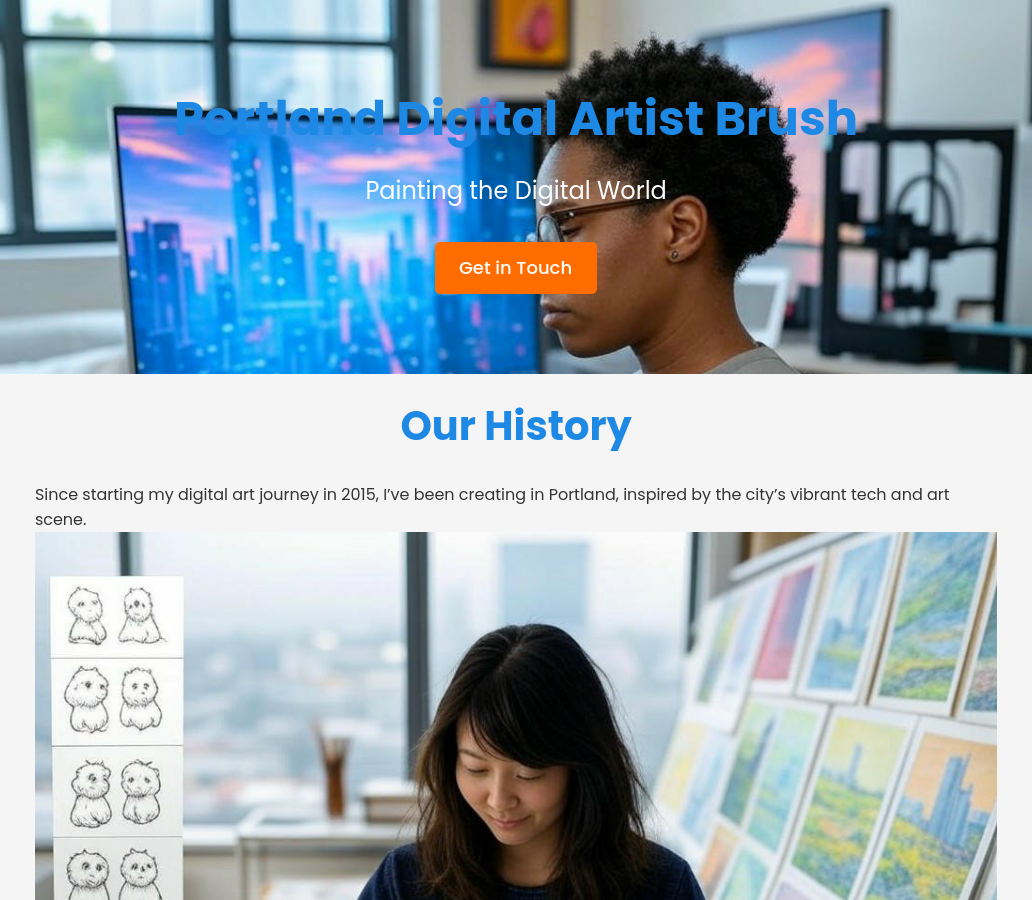 Forgevista Art Digital Art Portfolio Modern Lite