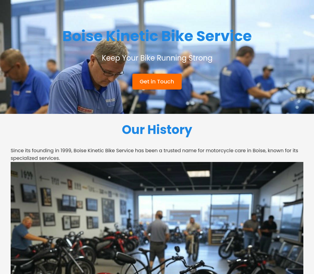 Forgevista Automotive Motorcycle Service Modern Lite