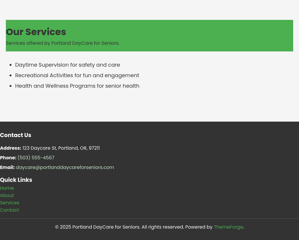 Forgevista Eldercare Senior Daycare Classic Lite - Image 4