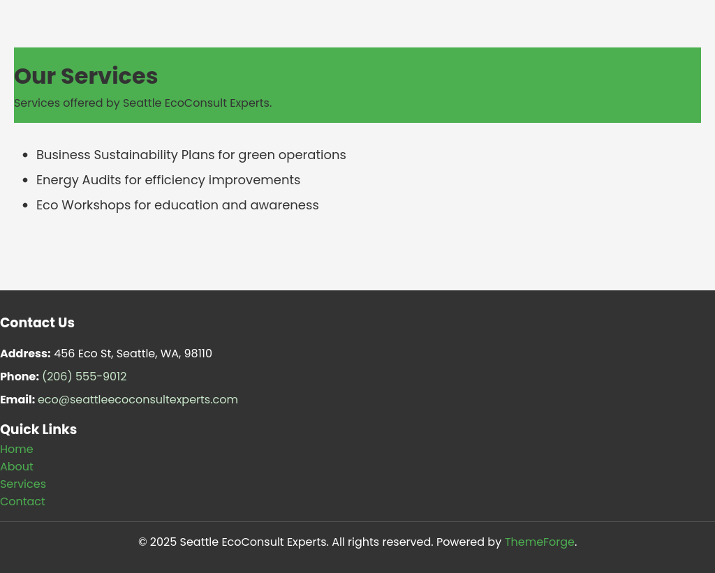 Forgevista Environmental Sustainability Consulting Classic Lite - Image 4