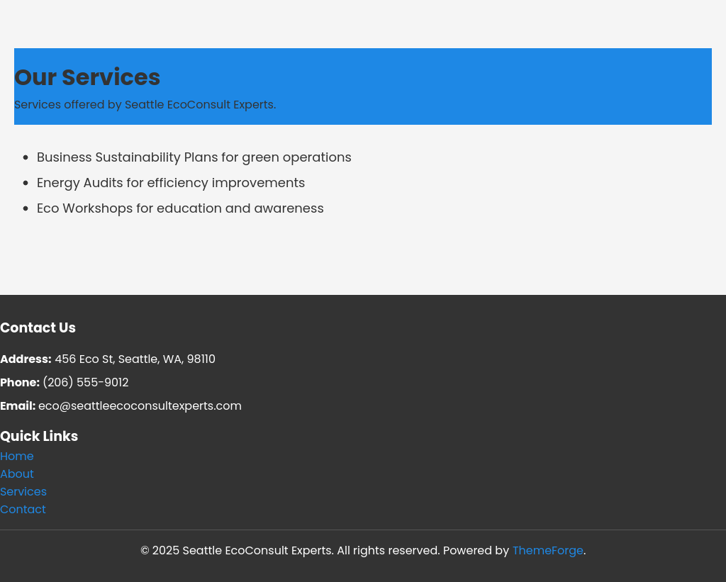Forgevista Environmental Sustainability Consulting Modern Lite - Image 4