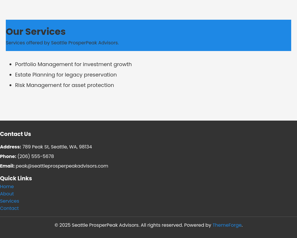 Forgevista Financial Services Wealth Management Modern Lite - Image 4