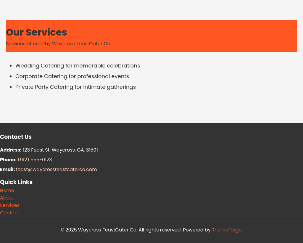 Forgevista Food And Beverage Catering Services Classic Lite - Image 4