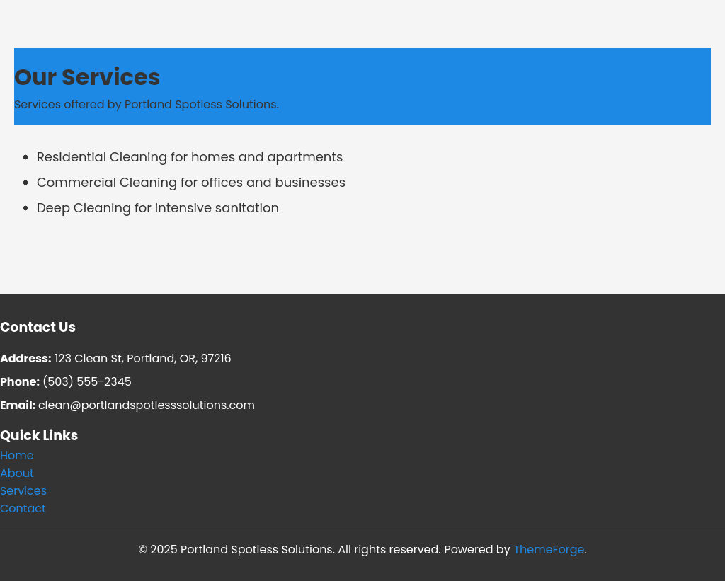 Forgevista Home Services Cleaning Services Modern Lite - Image 4