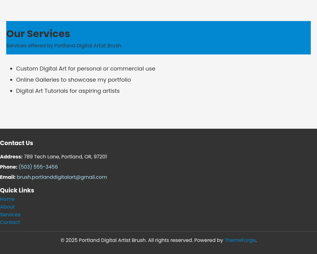 Forgevista Art Digital Art Portfolio Classic Lite - Image 4