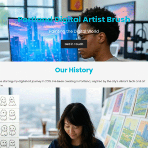 Forgevista_Art_Digital Art Portfolio_Vibrant_Tech_Premium