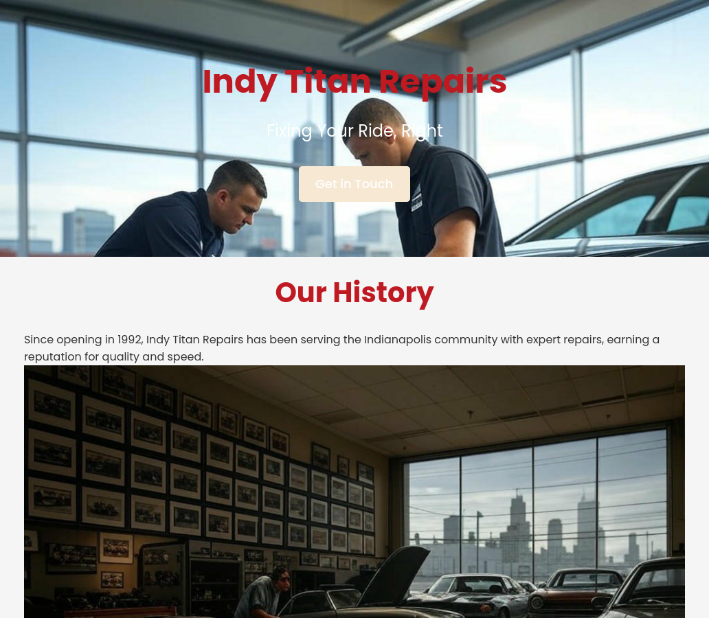 Forgevista Automotive Repair Burning Red Premium