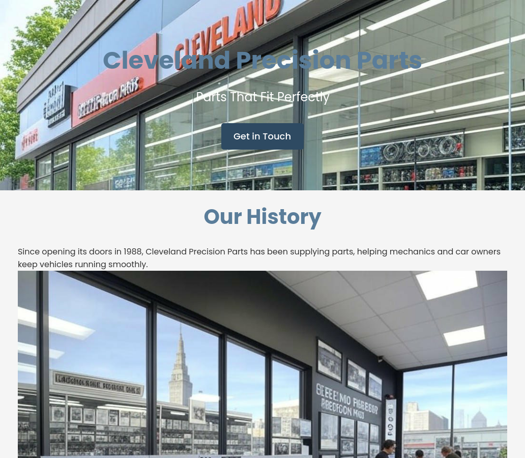 Forgevista Automotive Parts Store Mapped Blue Premium