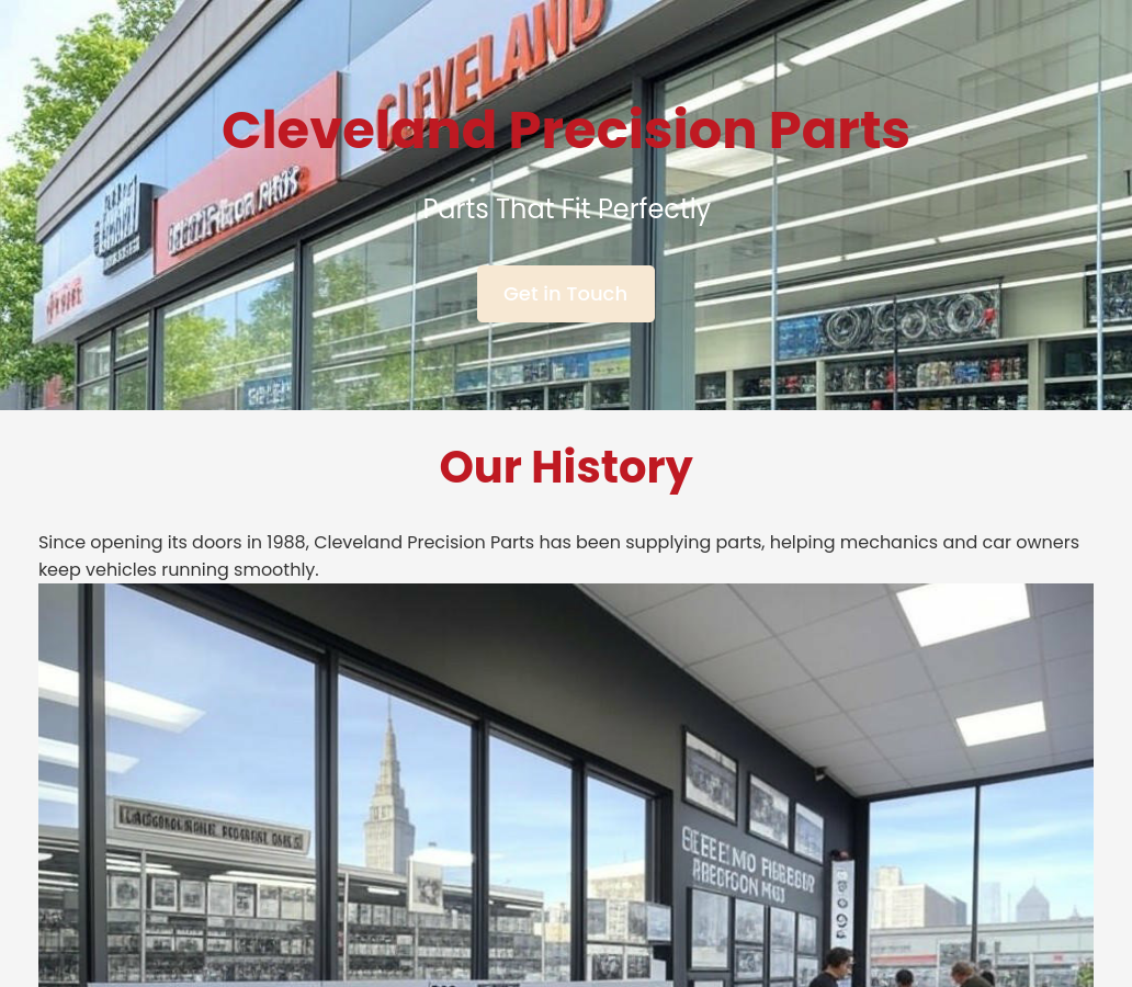 Forgevista Automotive Parts Store Burning Red Premium