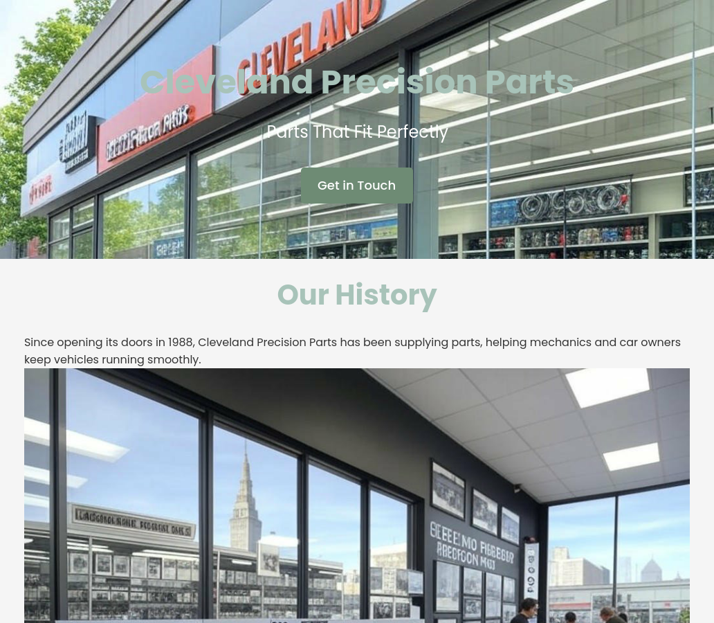 Forgevista Automotive Parts Store Ethereal Tones Premium