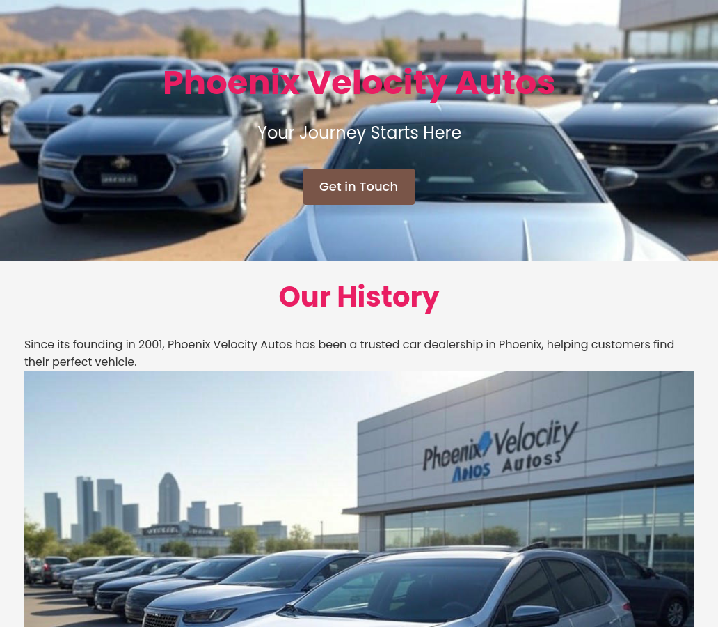 Forgevista Automotive Sales Desert Sunset Premium