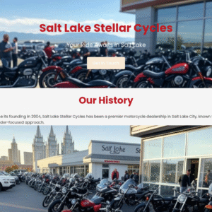 Forgevista Automotive Motorcycle Sales Burning Red Premium