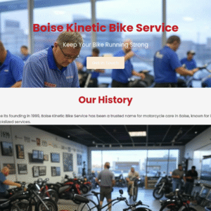 Forgevista Automotive Motorcycle Service Burning Red Premium