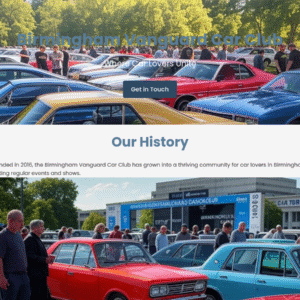 Forgevista Automotive Car Enthusiast Community Mapped Blue Premium