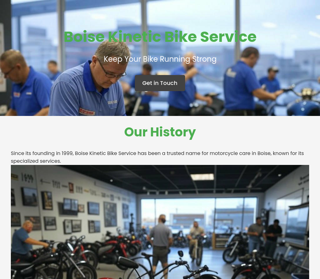 Forgevista Automotive Motorcycle Service Urban Garden Premium