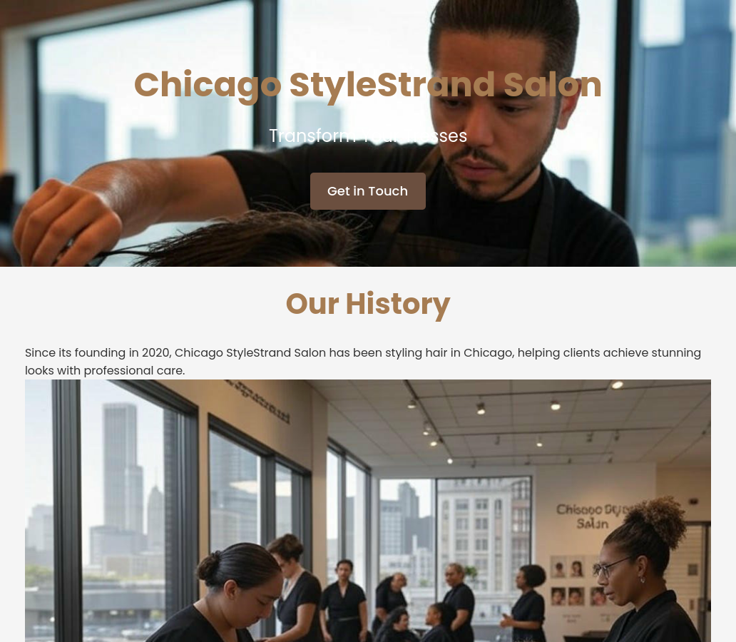 Forgevista Beauty Services Hair Salon Mocha Mousse Premium