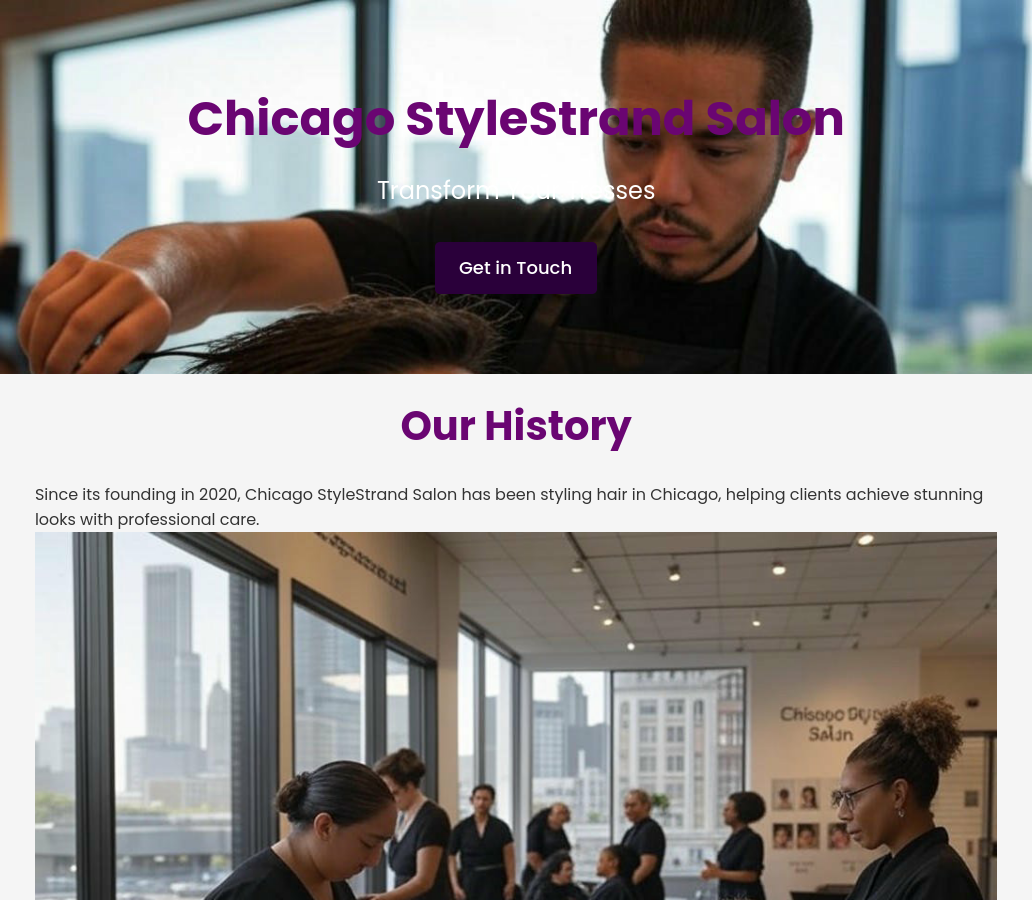 Forgevista Beauty Services Hair Salon Twilight Serenity Premium