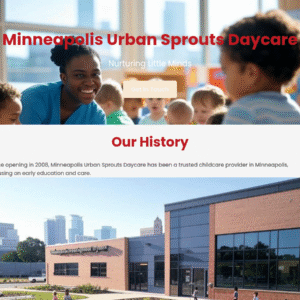 Forgevista Childcare Daycare Burning Red Premium