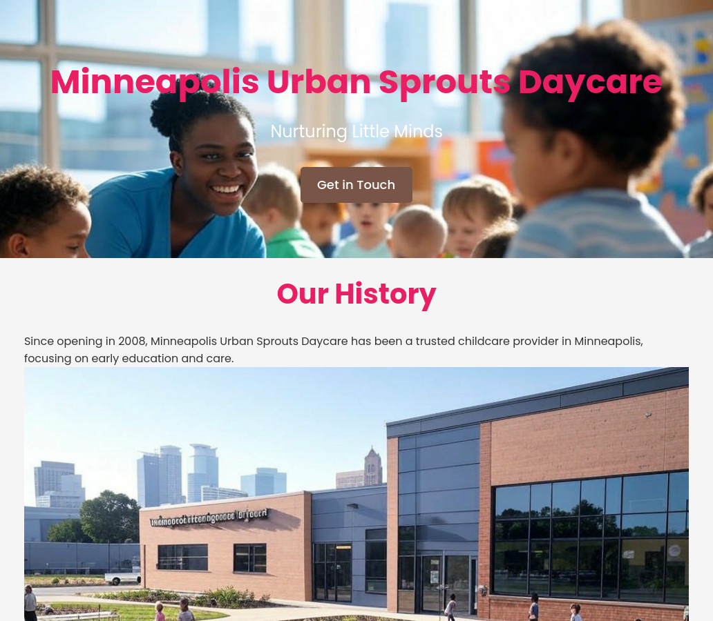 Forgevista Childcare Daycare Desert Sunset Premium