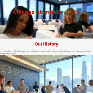 Forgevista Beauty Services Nail Salon Burning Red Premium