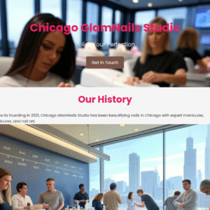 Forgevista Beauty Services Nail Salon Desert Sunset Premium