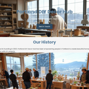 Forgevista Diy Home Decor Mapped Blue Premium