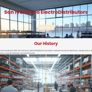 Forgevista Electronics Electronic Component Distributor Burning Red Premium