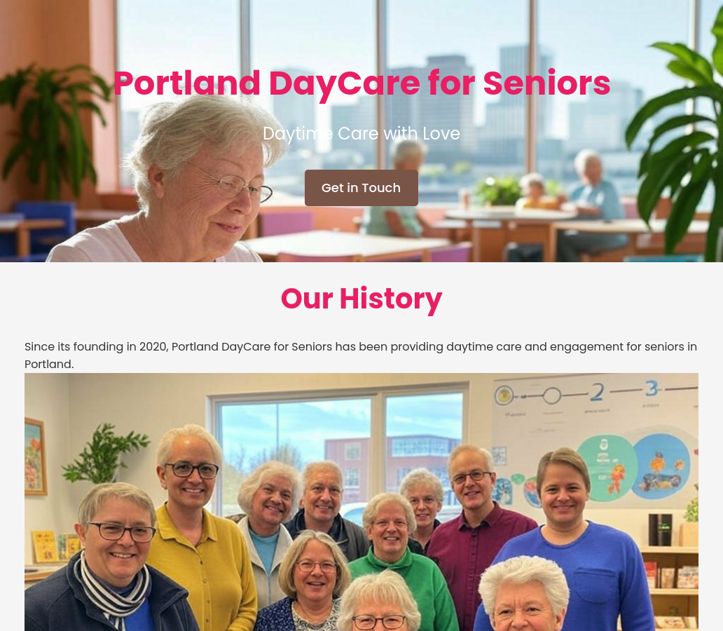 Forgevista Eldercare Senior Daycare Desert Sunset Premium