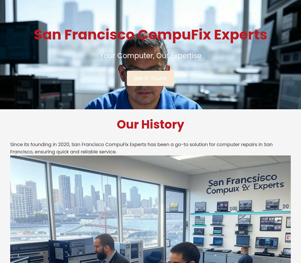 Forgevista Electronics Computer Repair Burning Red Premium