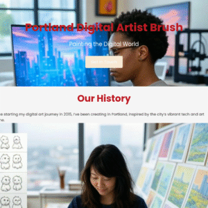 Forgevista_Art_Digital Art Portfolio_Burning_Red_Premium