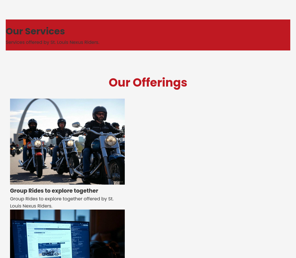 Forgevista Automotive Motorcycle Rider Community Burning Red Premium - Image 2