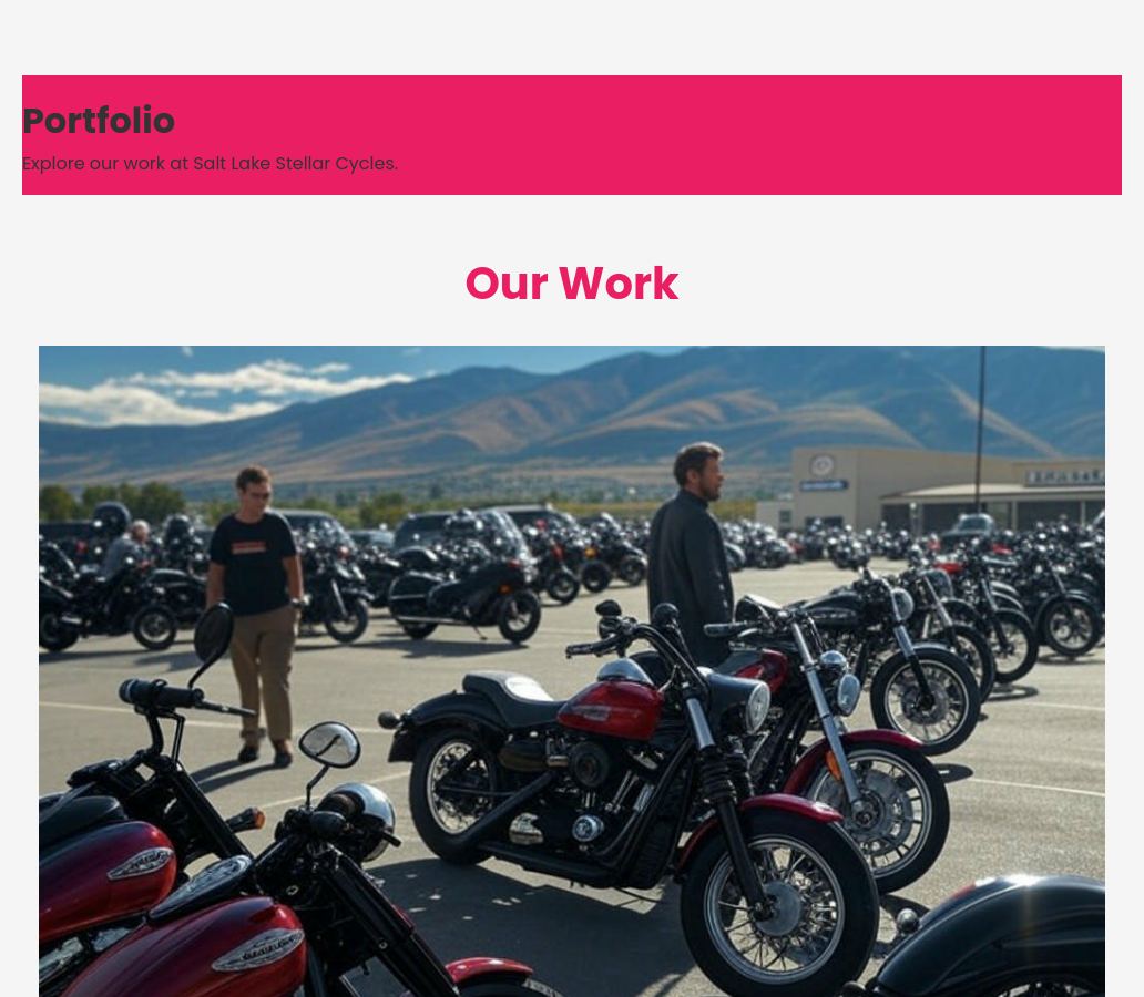 Forgevista Automotive Motorcycle Sales Desert Sunset Premium - Image 2