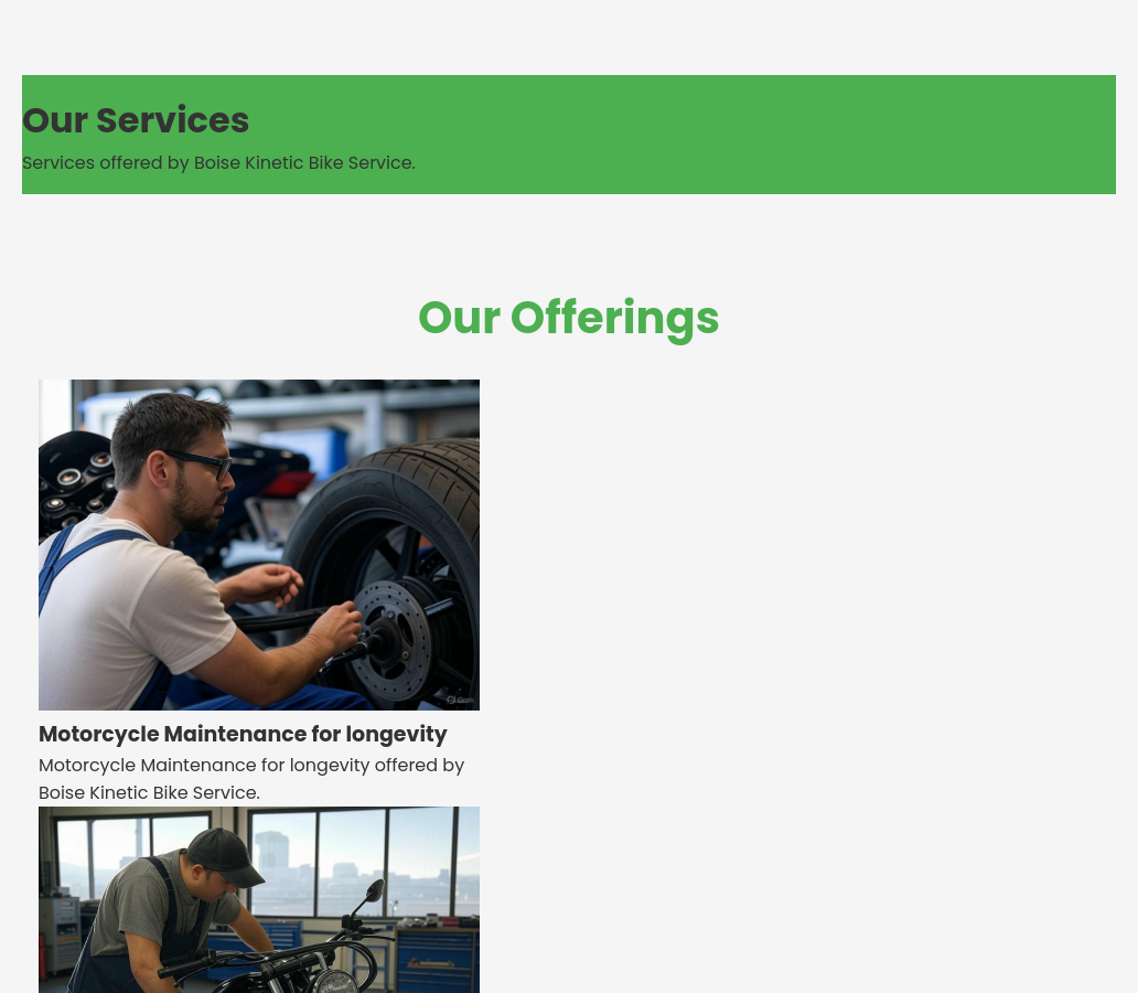 Forgevista Automotive Motorcycle Service Urban Garden Premium - Image 2