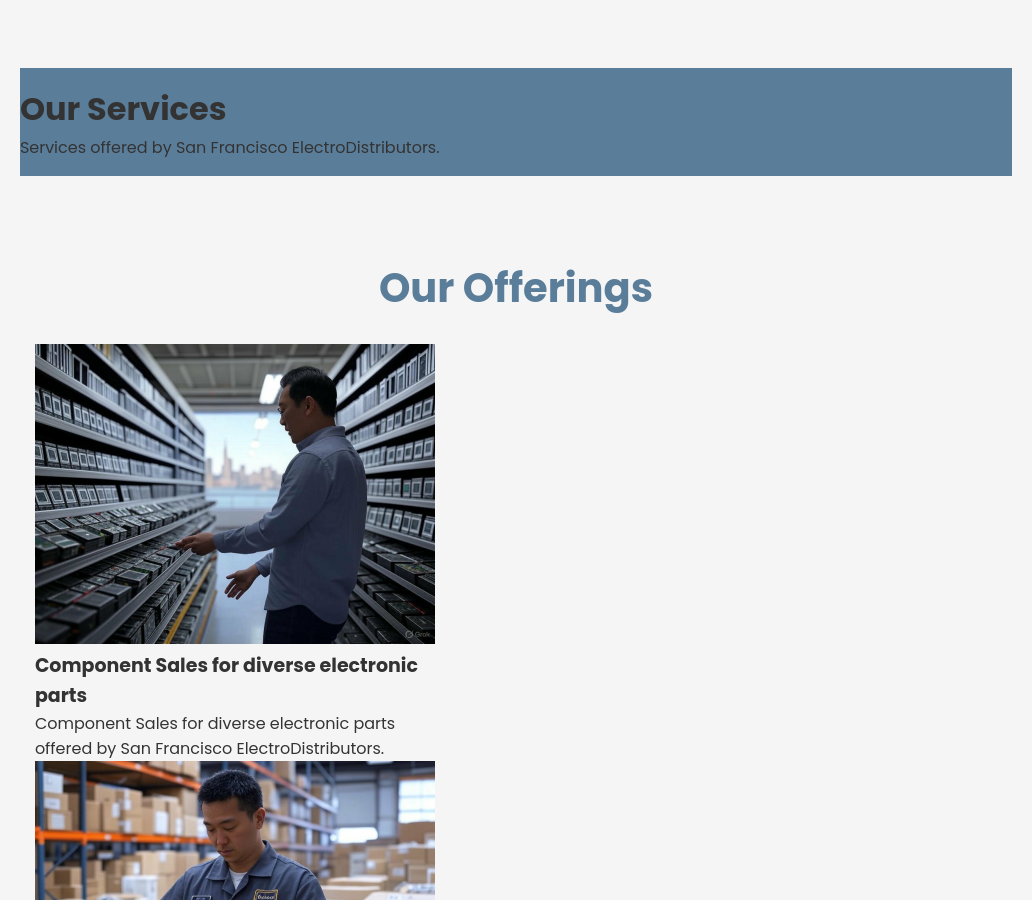 Forgevista Electronics Electronic Component Distributor Mapped Blue Premium - Image 2