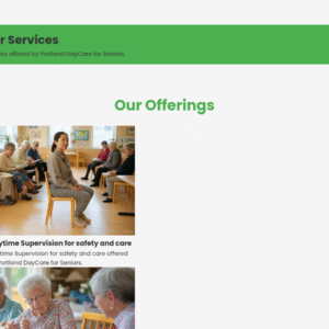 Forgevista Eldercare Senior Daycare Urban Garden Premium