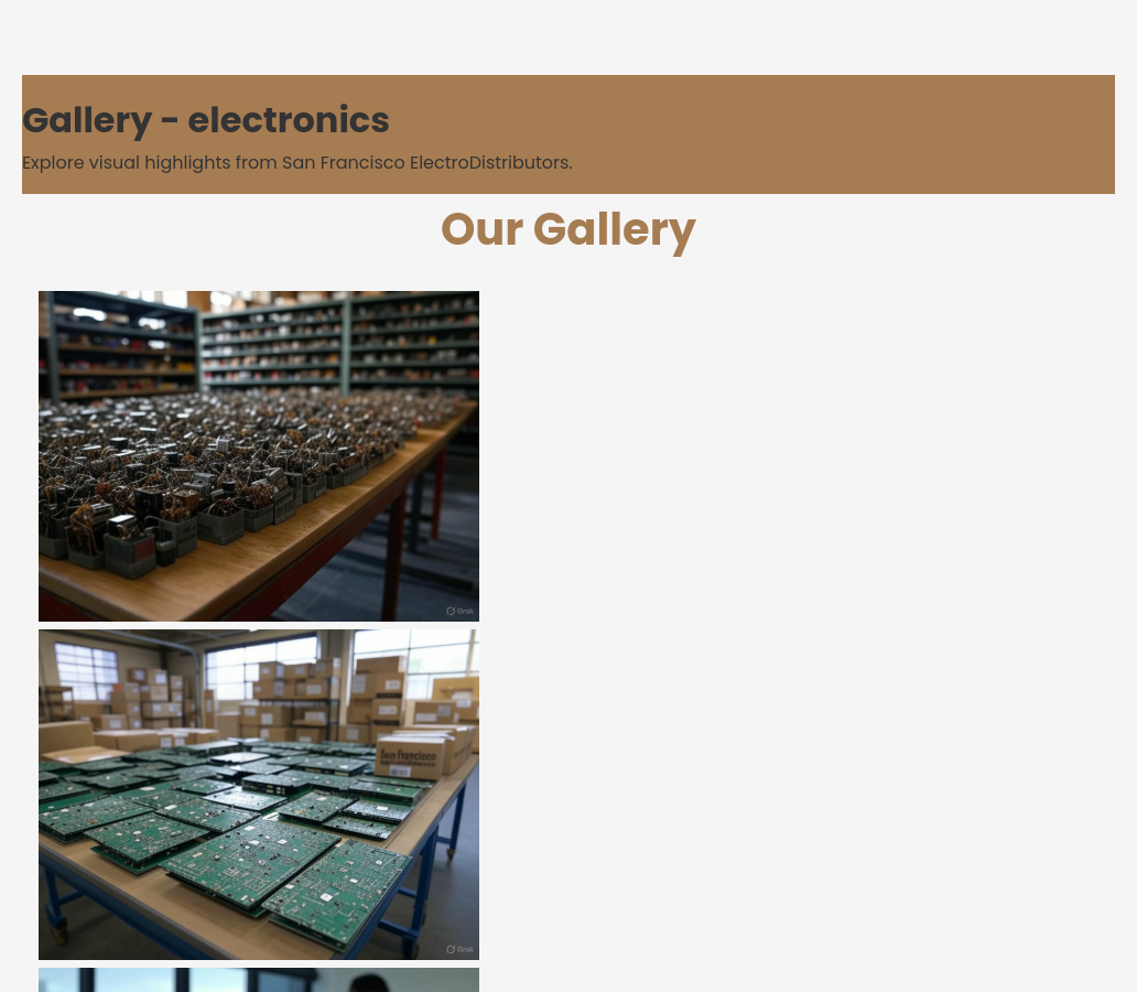 Forgevista Electronics Electronic Component Distributor Mocha Mousse Premium