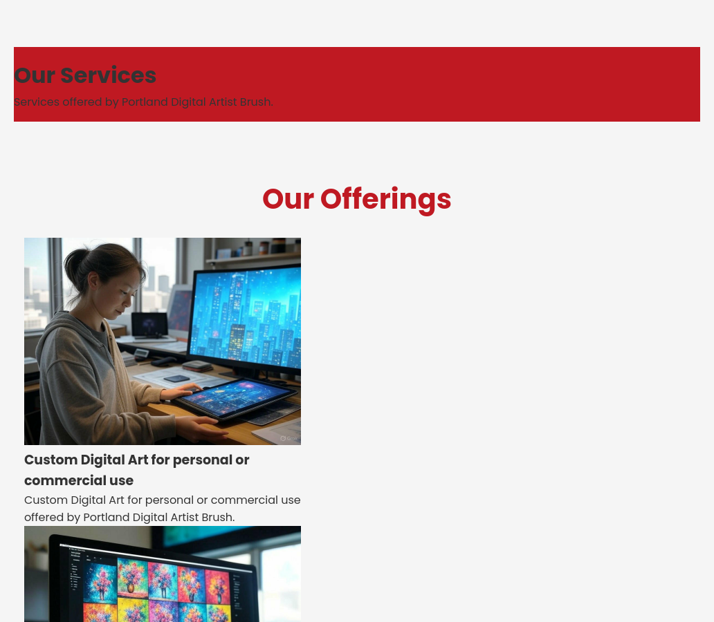 Forgevista_Art_Digital Art Portfolio_Burning_Red_Premium - Image 2