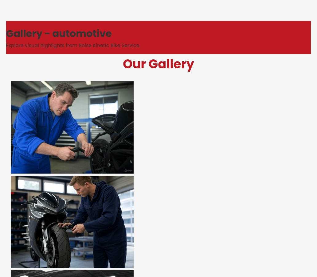 Forgevista Automotive Motorcycle Service Burning Red Premium - Image 3