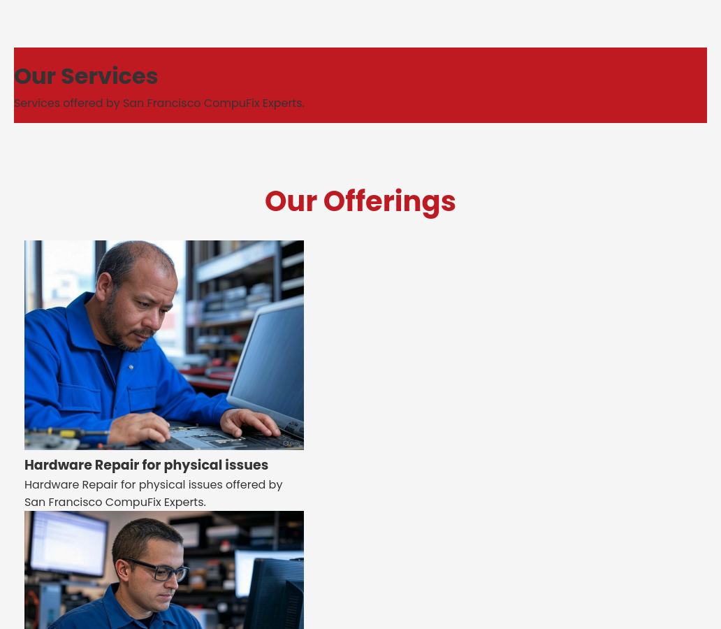 Forgevista Electronics Computer Repair Burning Red Premium - Image 3